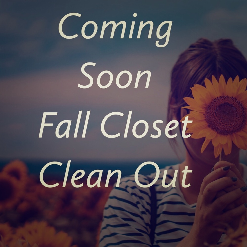 Closet Clean out!